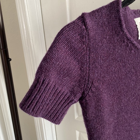 H+ Hannoh Wessel 100% Cashmere Short Sleeve Sweater Size S - Picture 5 of 5